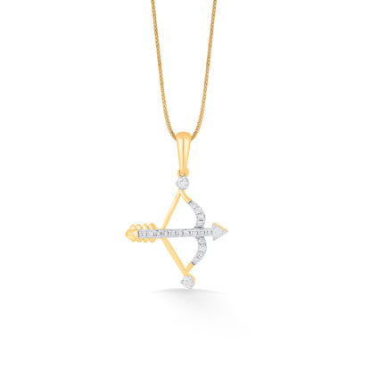 Sagittarius Charm Zodiac Pendant Diamond Jewellery