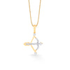 Sagittarius Charm Zodiac Pendant Diamond Jewellery