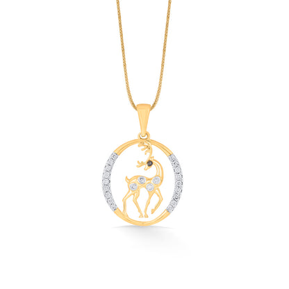 Doe Charm Modern Pendant Diamond Jewellery