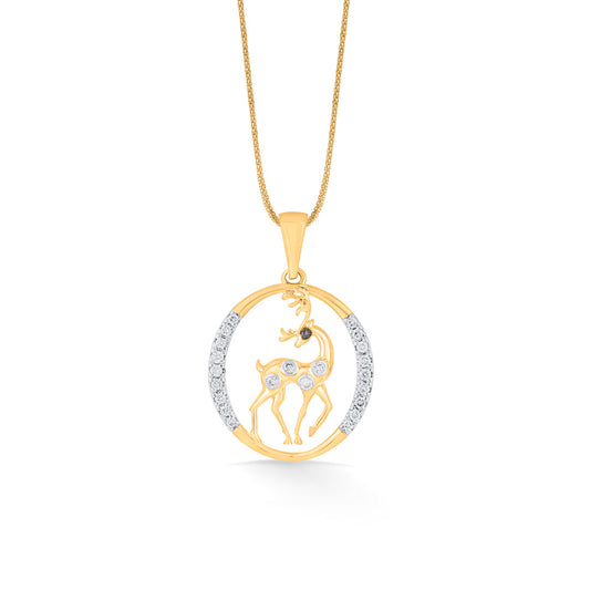 Doe Charm Modern Pendant Diamond Jewellery
