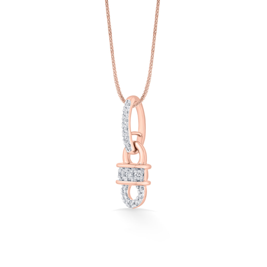 modern link classic pendant diamond jewellery