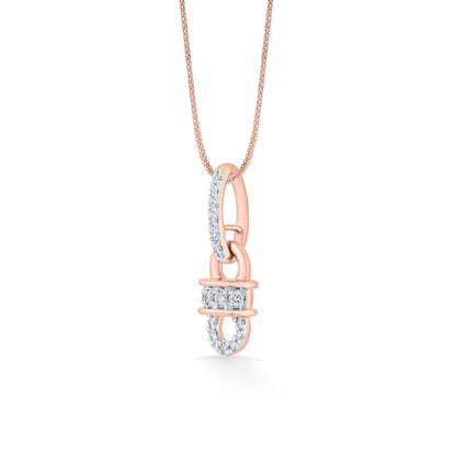 Modern Link Classic Pendant Diamond Jewellery