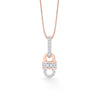 Modern Link Classic Pendant Diamond Jewellery