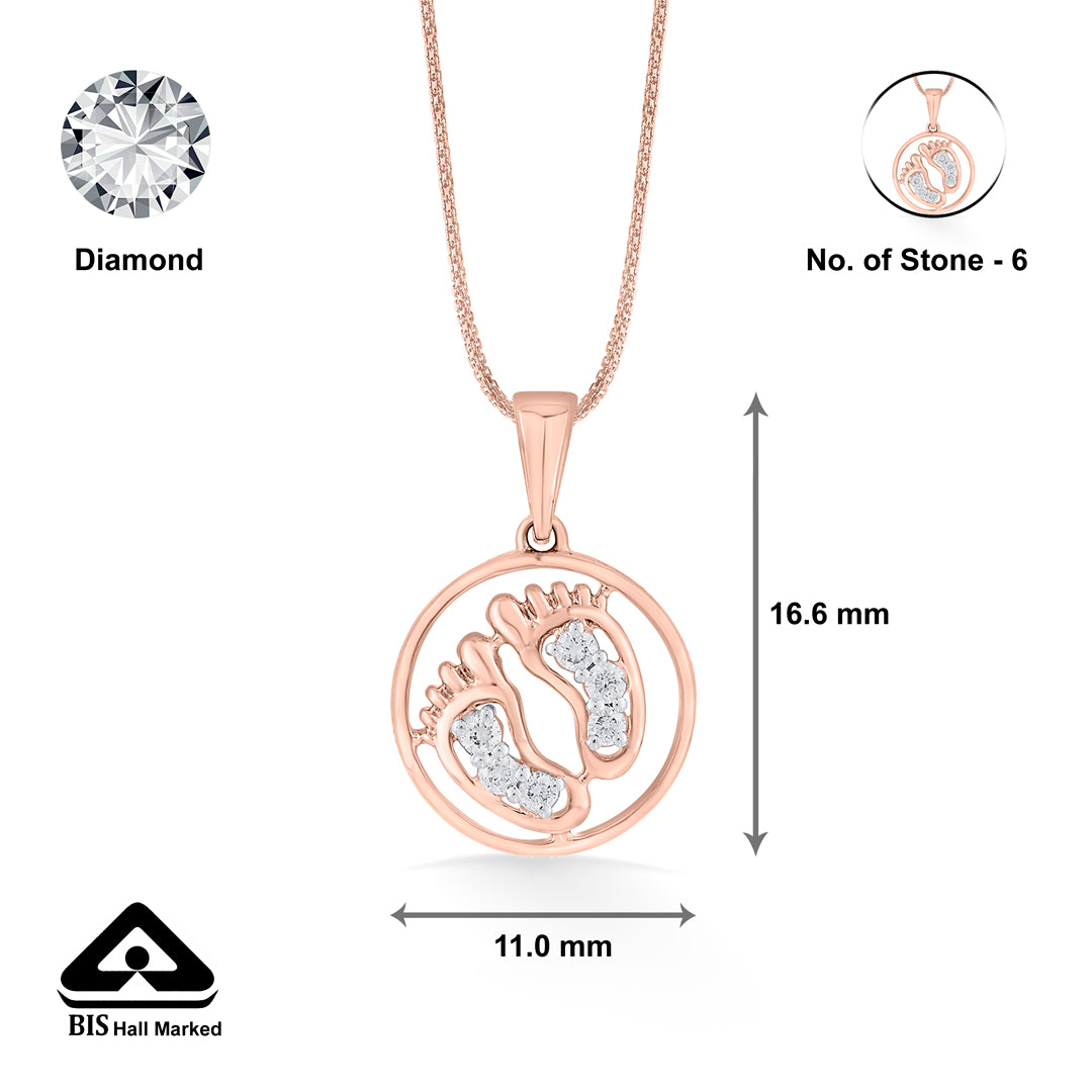 bright steps classic pendant diamond jewellery