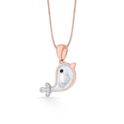 Cute Dolphin Kids Pendant Diamond Jewellery