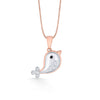 Cute Dolphin Kids Pendant Diamond Jewellery