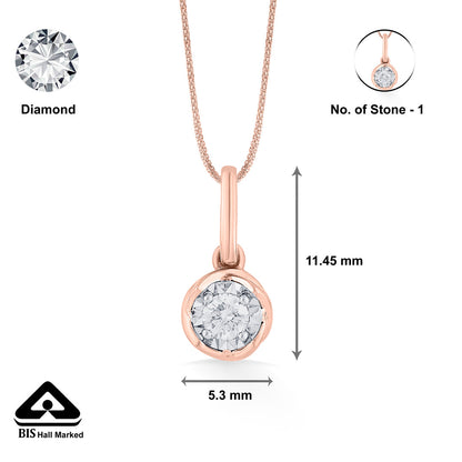 Moonlight Circle Casual Pendant Diamond Jewellery