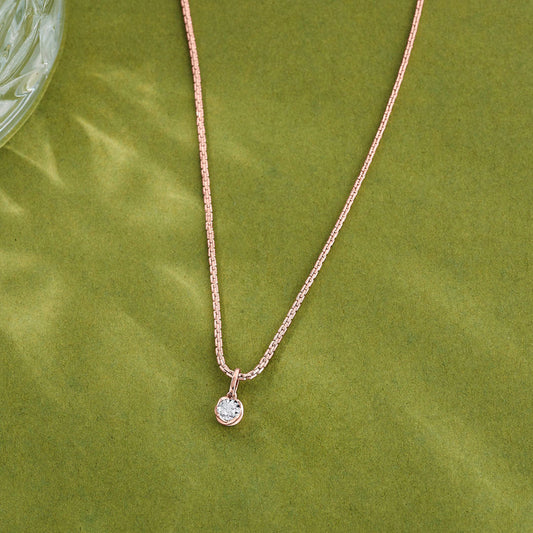 Moonlight Circle Casual Pendant Diamond Jewellery