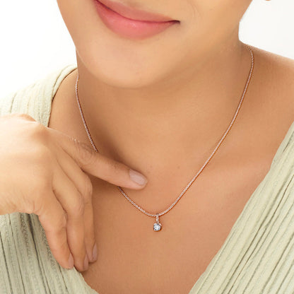 Moonlight Circle Casual Pendant Diamond Jewellery