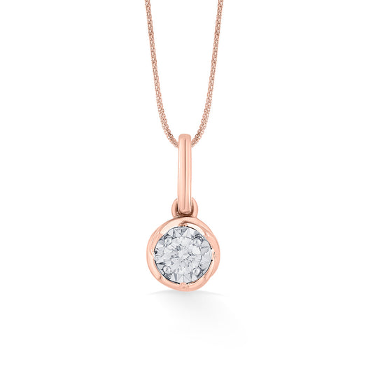 Moonlight Circle Casual Pendant Diamond Jewellery