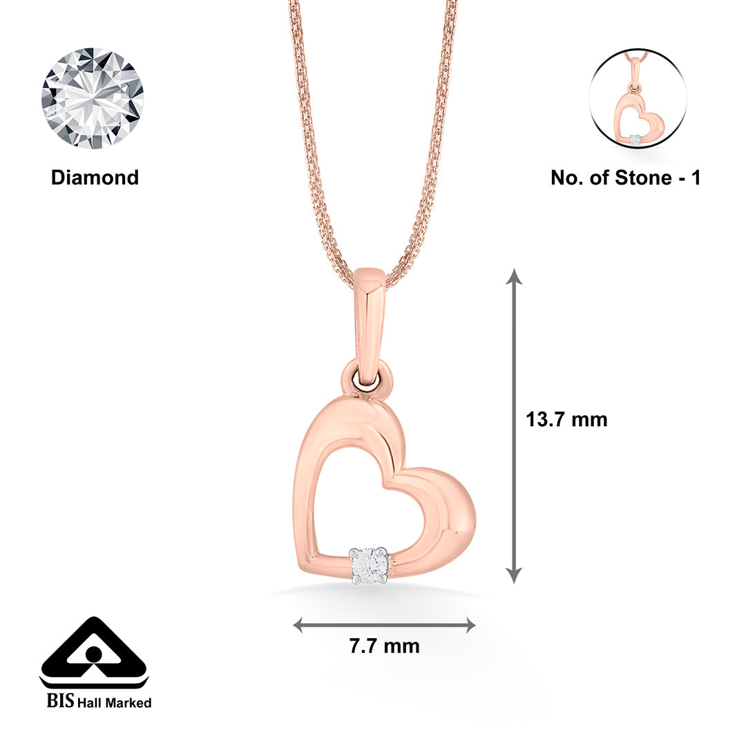 cute heart heart pendant diamond jewellery