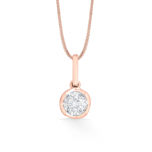 Moon Circle Casual Pendant Diamond Jewellery