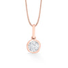 Moon Circle Casual Pendant Diamond Jewellery