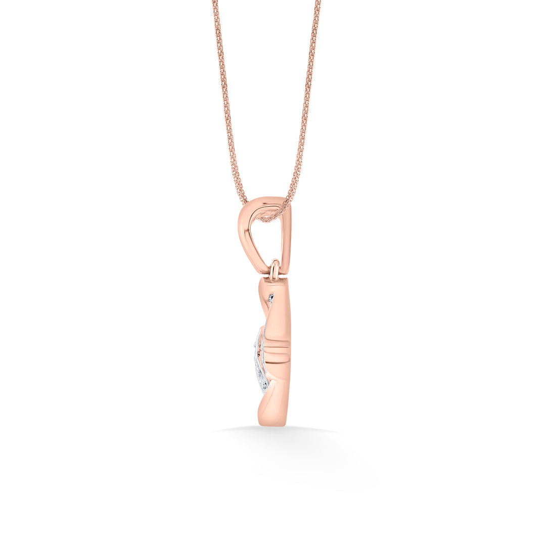 tilted square casual pendant diamond jewellery