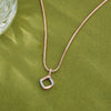 Tilted Square Casual Pendant Diamond Jewellery