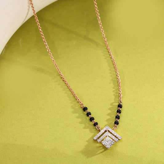 Eternal Nova Diamond Mangalsutra Tanmaniya