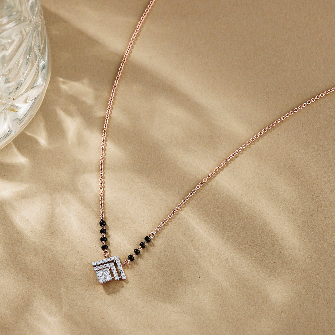 Eternal Nova Diamond Mangalsutra Tanmaniya