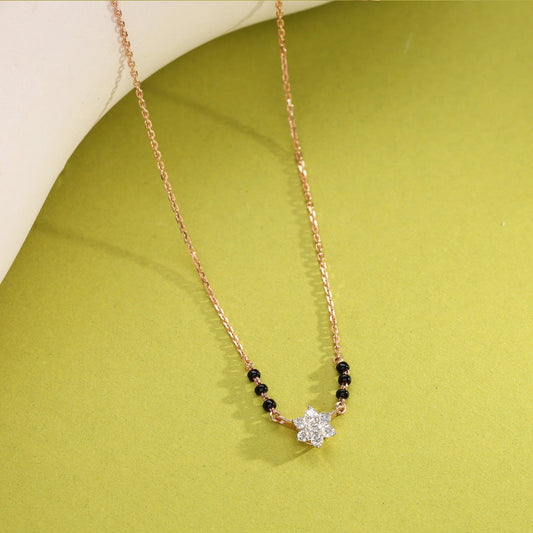Forever Glint Diamond Mangalsutra Tanmaniya