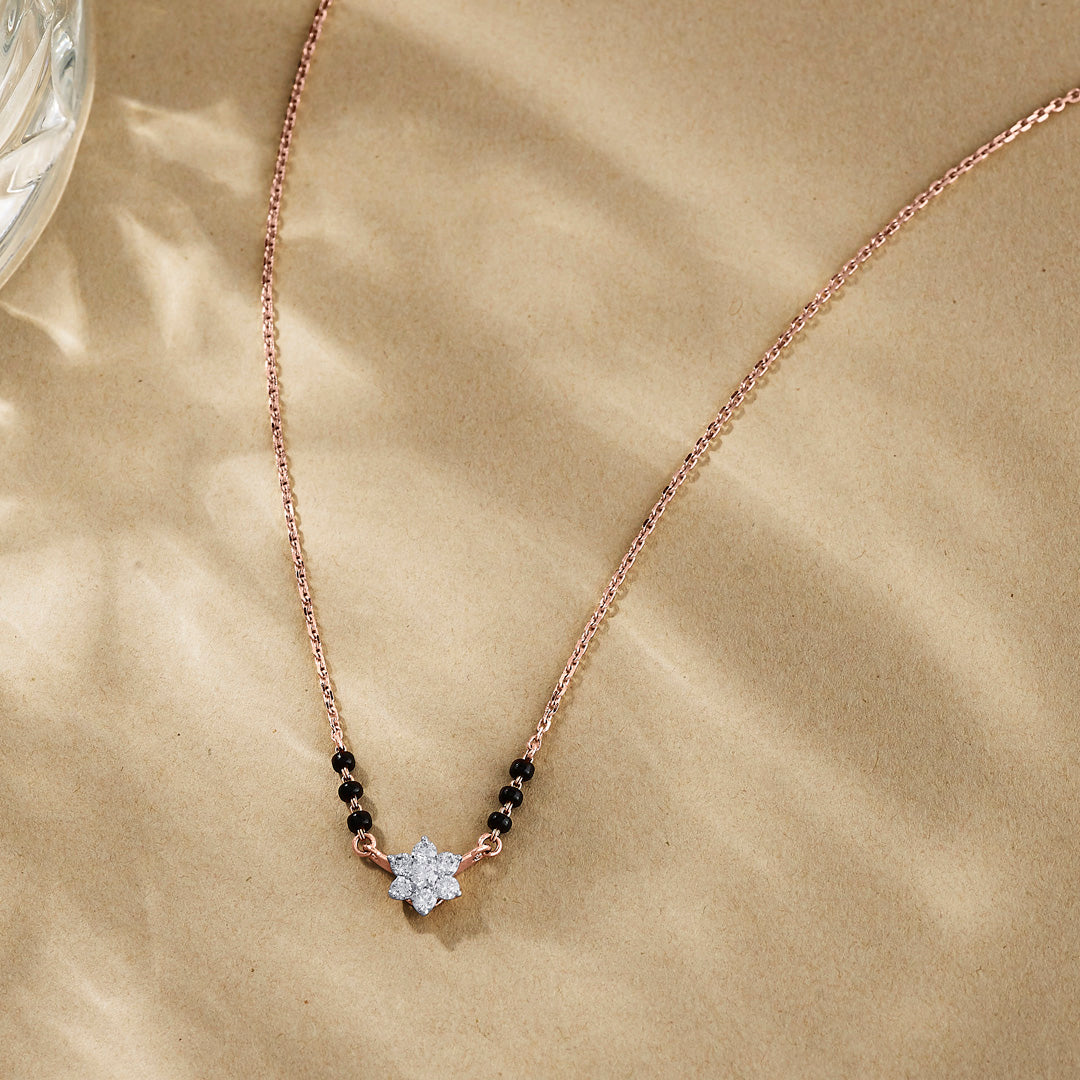 Forever Glint Diamond Mangalsutra Tanmaniya