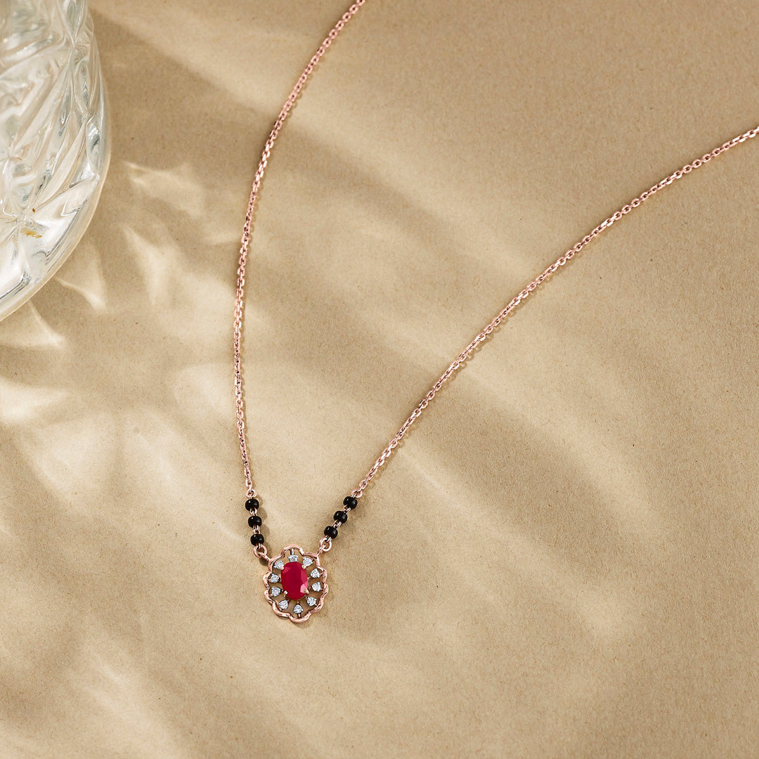 Eternal Promise Diamond Mangalsutra Tanmaniya
