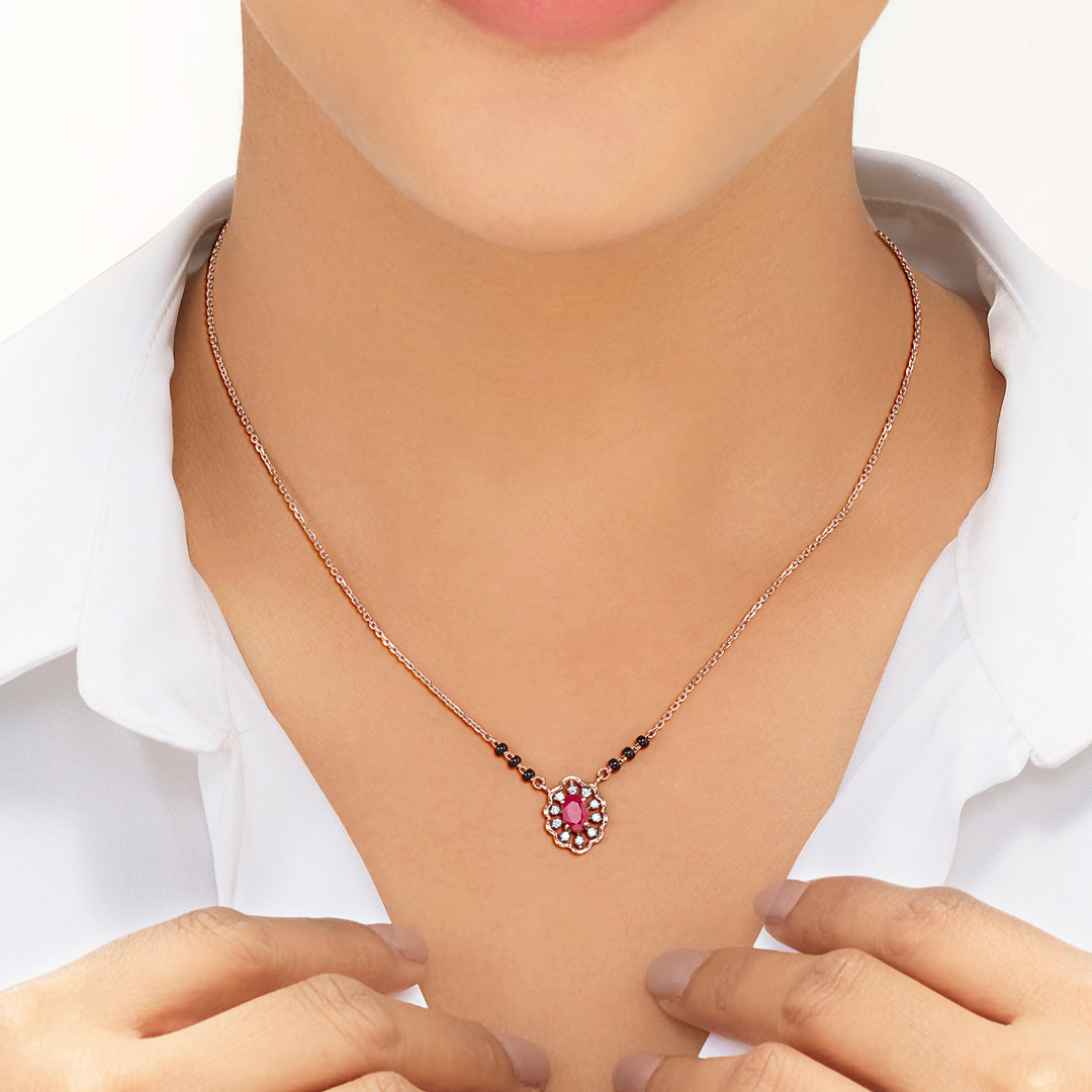 Eternal Promise Diamond Mangalsutra Tanmaniya