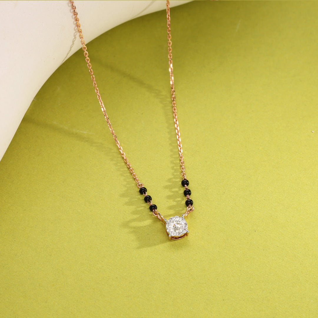 eternal spark diamond mangalsutra tanmaniya