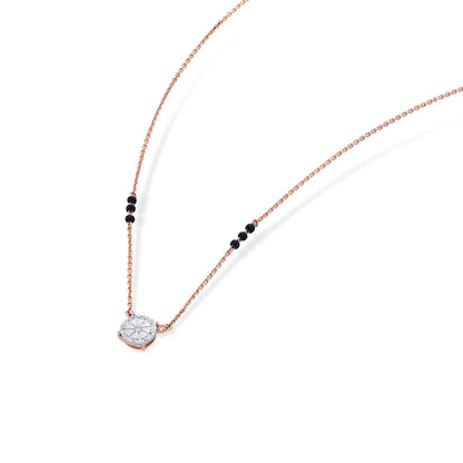 Shining Promise Diamond Mangalsutra Tanmaniya