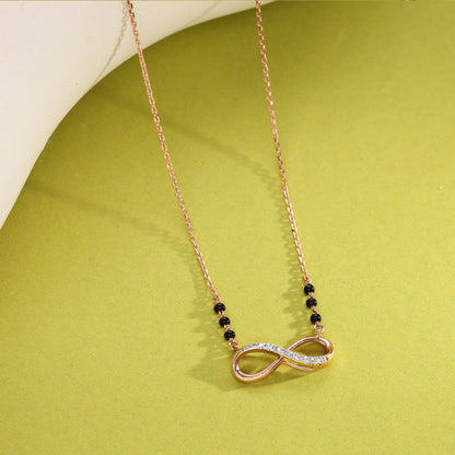 Infinite Love Diamond Mangalsutra Tanmaniya