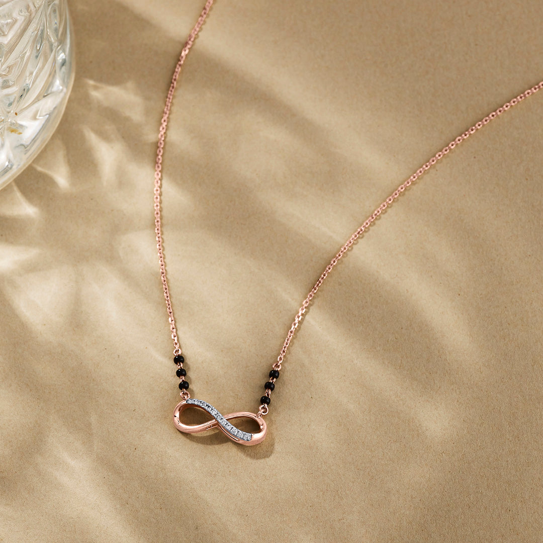 Infinite Love Diamond Mangalsutra Tanmaniya