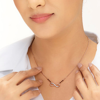 Infinite Love Diamond Mangalsutra Tanmaniya