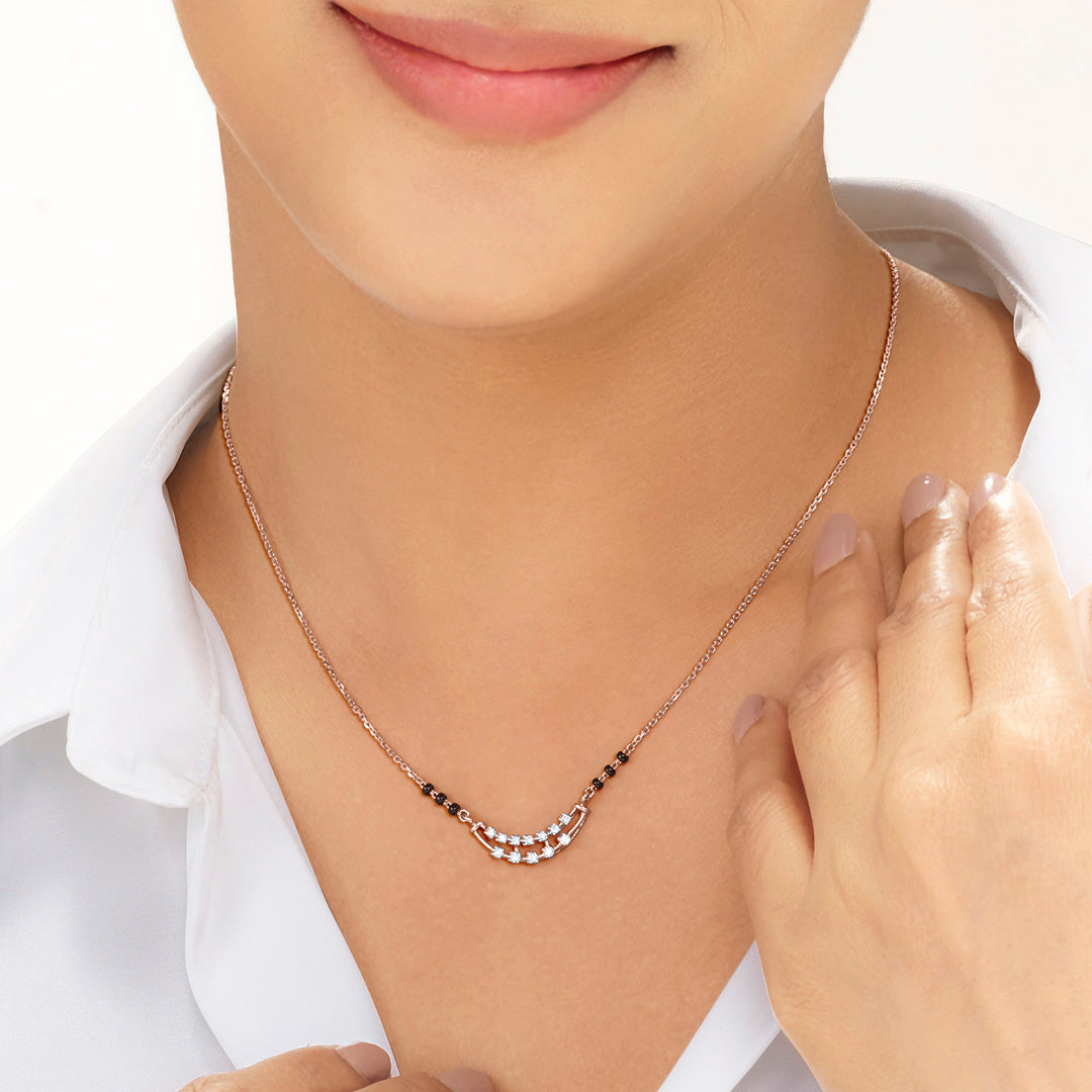 Forever Grace Diamond Mangalsutra Tanmaniya