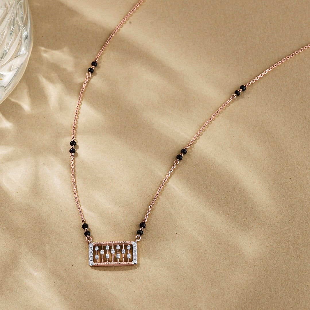 Timeless Promise Diamond Mangalsutra Tanmaniya