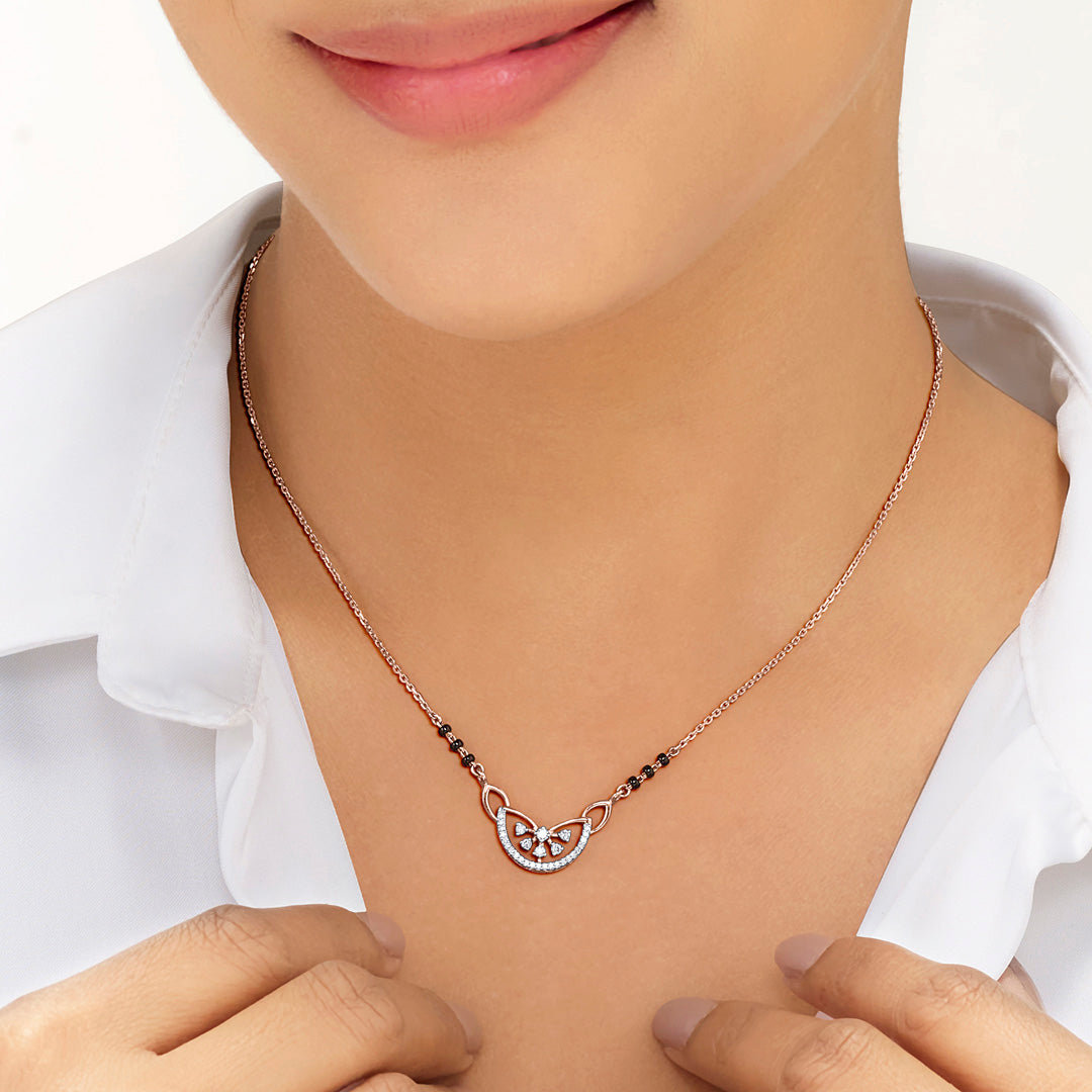 Forever Promise Diamond Mangalsutra Tanmaniya