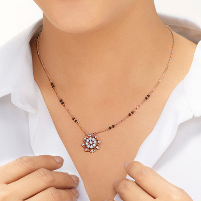 Forever Circle Diamond Mangalsutra Tanmaniya