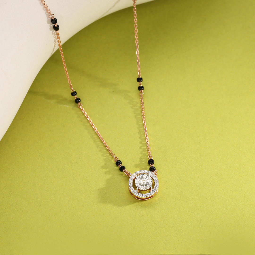 celestial glint diamond mangalsutra tanmaniya