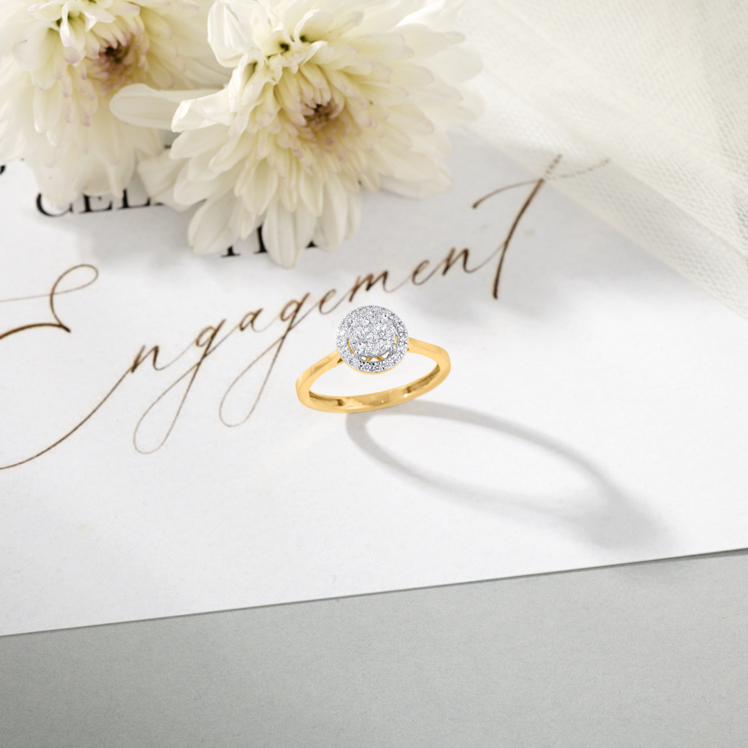 Heavenly Union Engagement Diamond Ring for Women