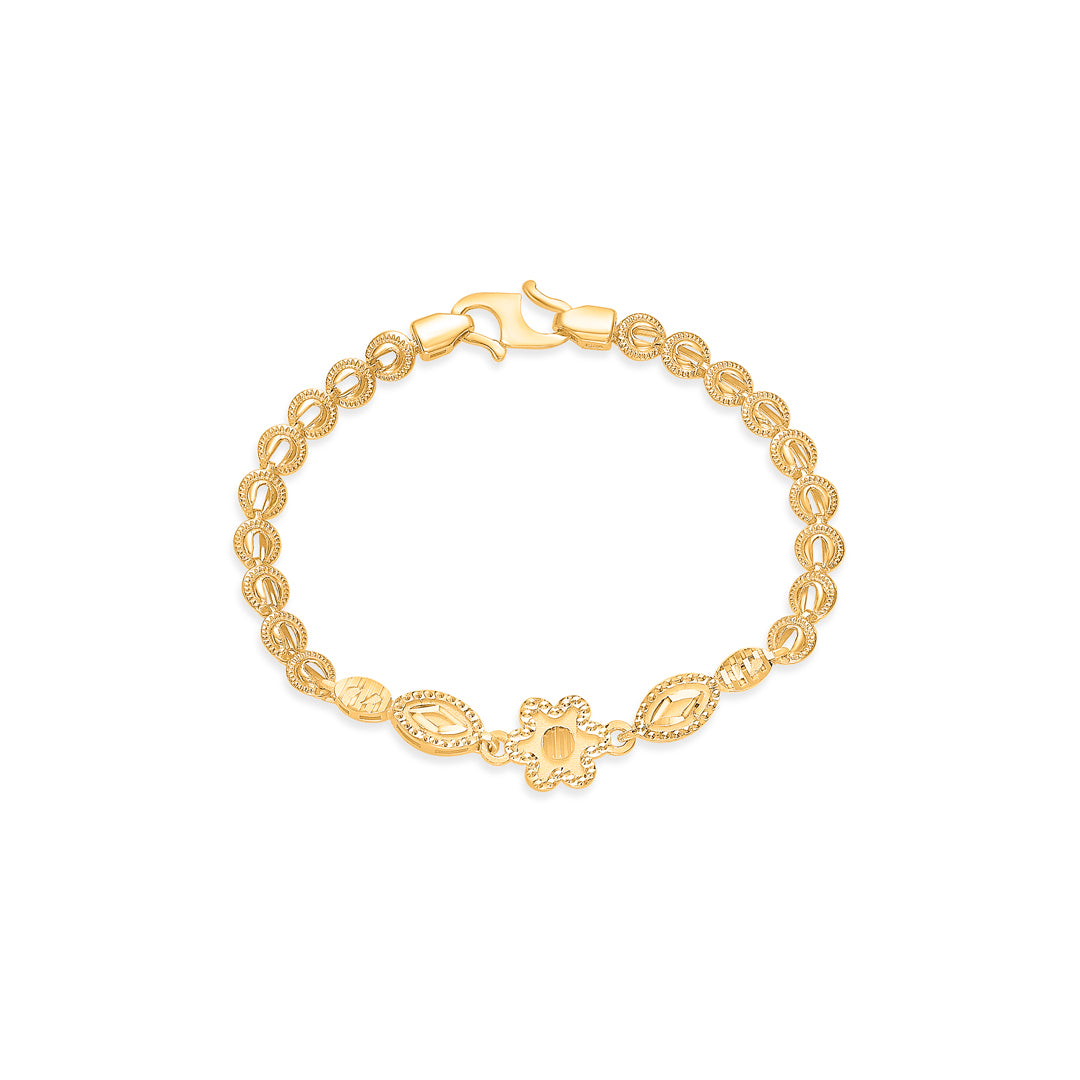 Blossom Yellow Gold Kids Bracelet