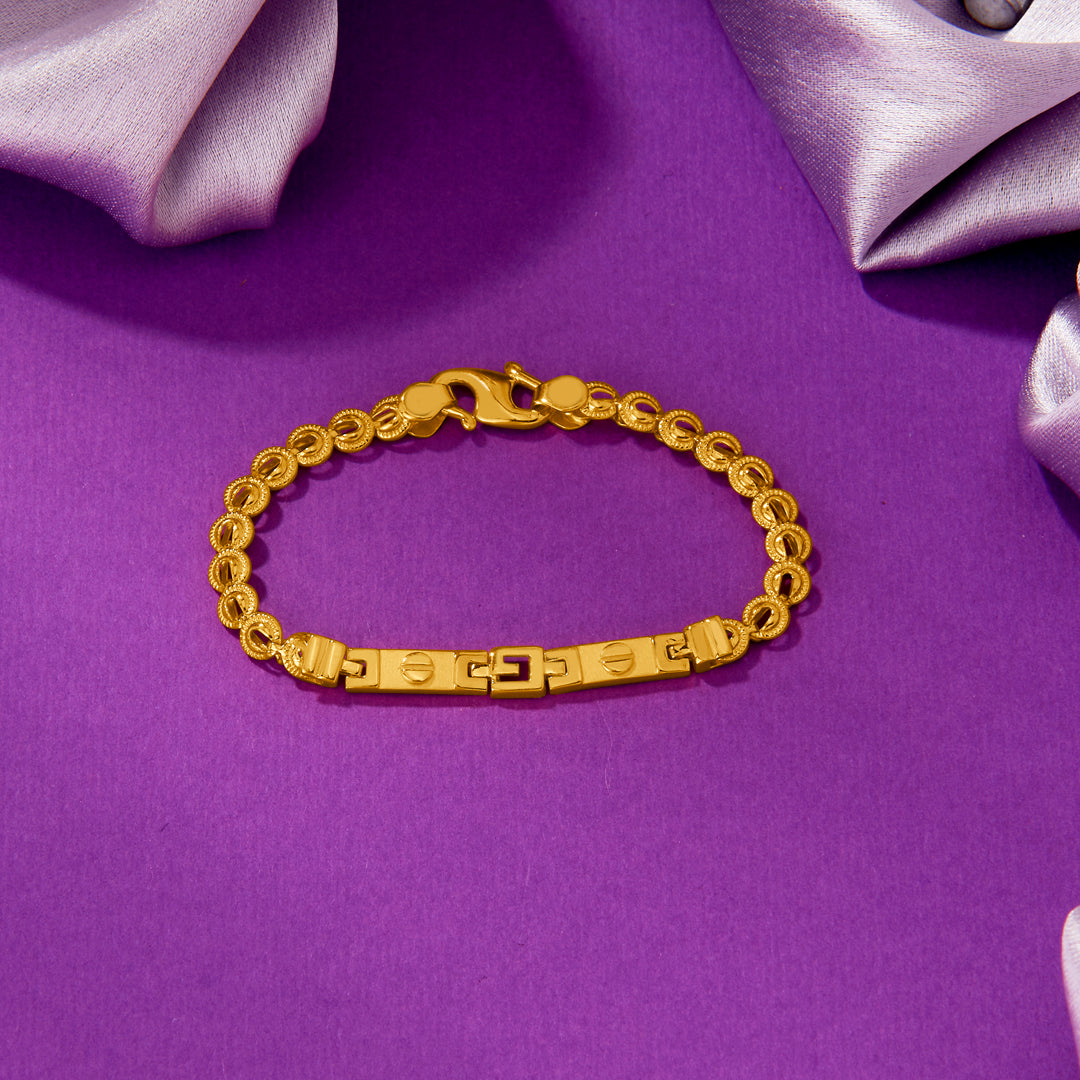 Little Charm Yellow Gold Kids Bracelet