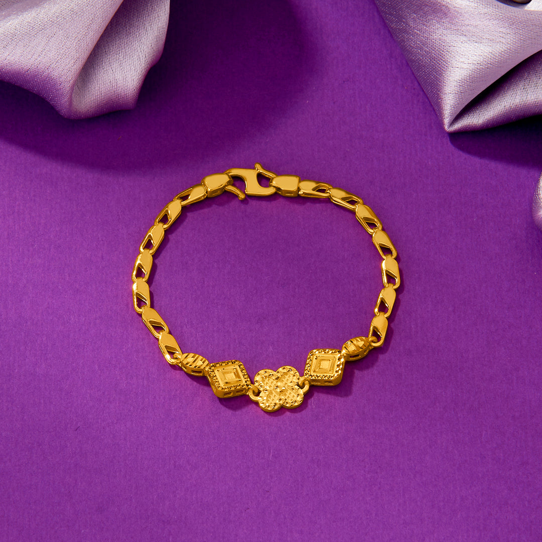 Golden Giggles Yellow Gold Kids Bracelet