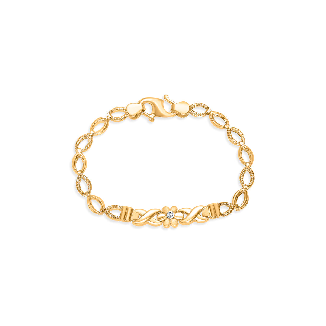 Childhood Charms Yellow Gold Kids Bracelet