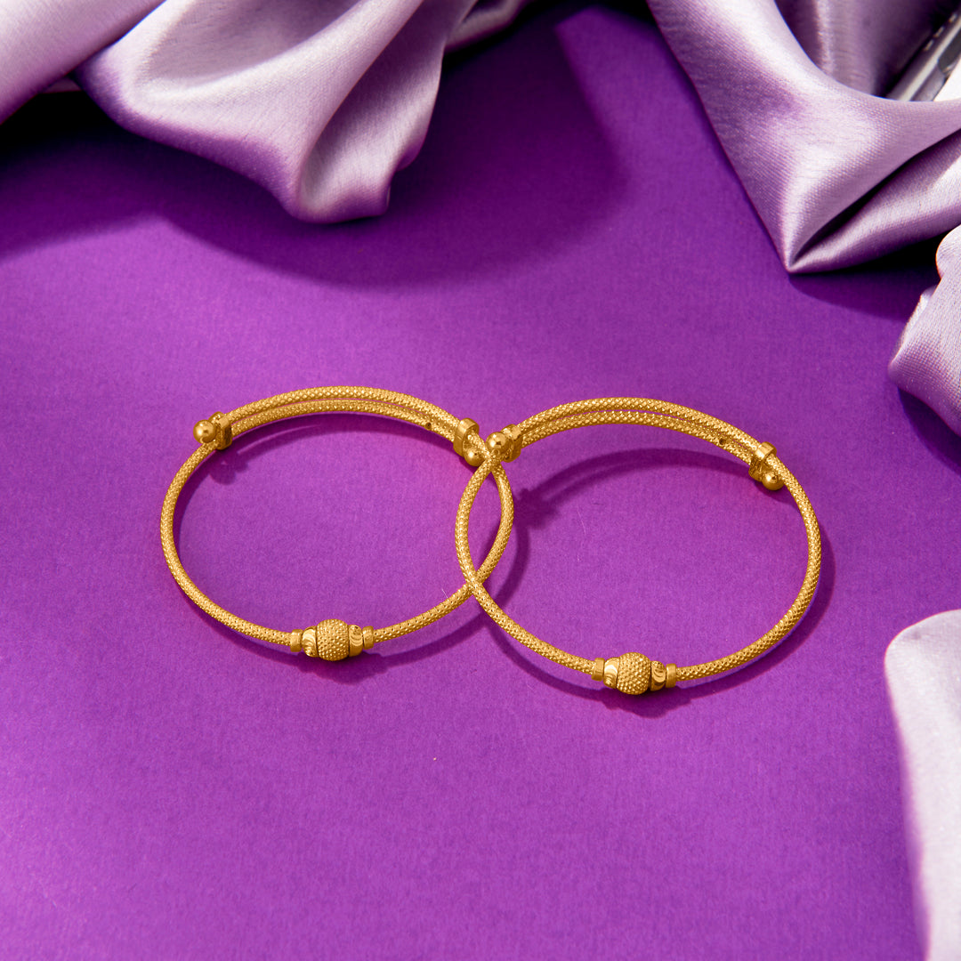 Miniature Marvels Yellow Gold Kids Bracelet