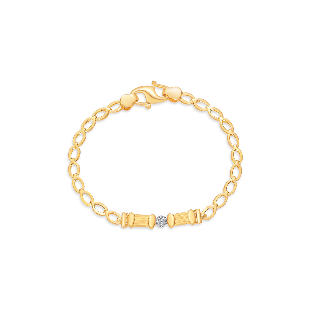 Tiny Arms Yellow Gold Kids Bracelet
