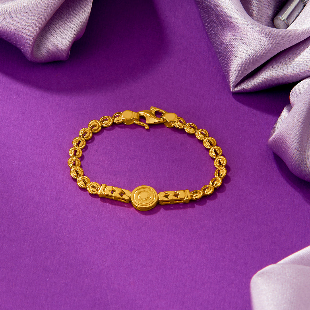Little Chakra Yellow Gold Kids Bracelet