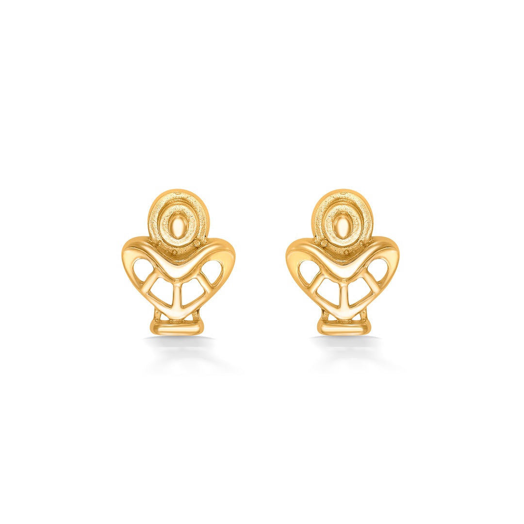 Urban Elegance Yellow Gold Kids Earring