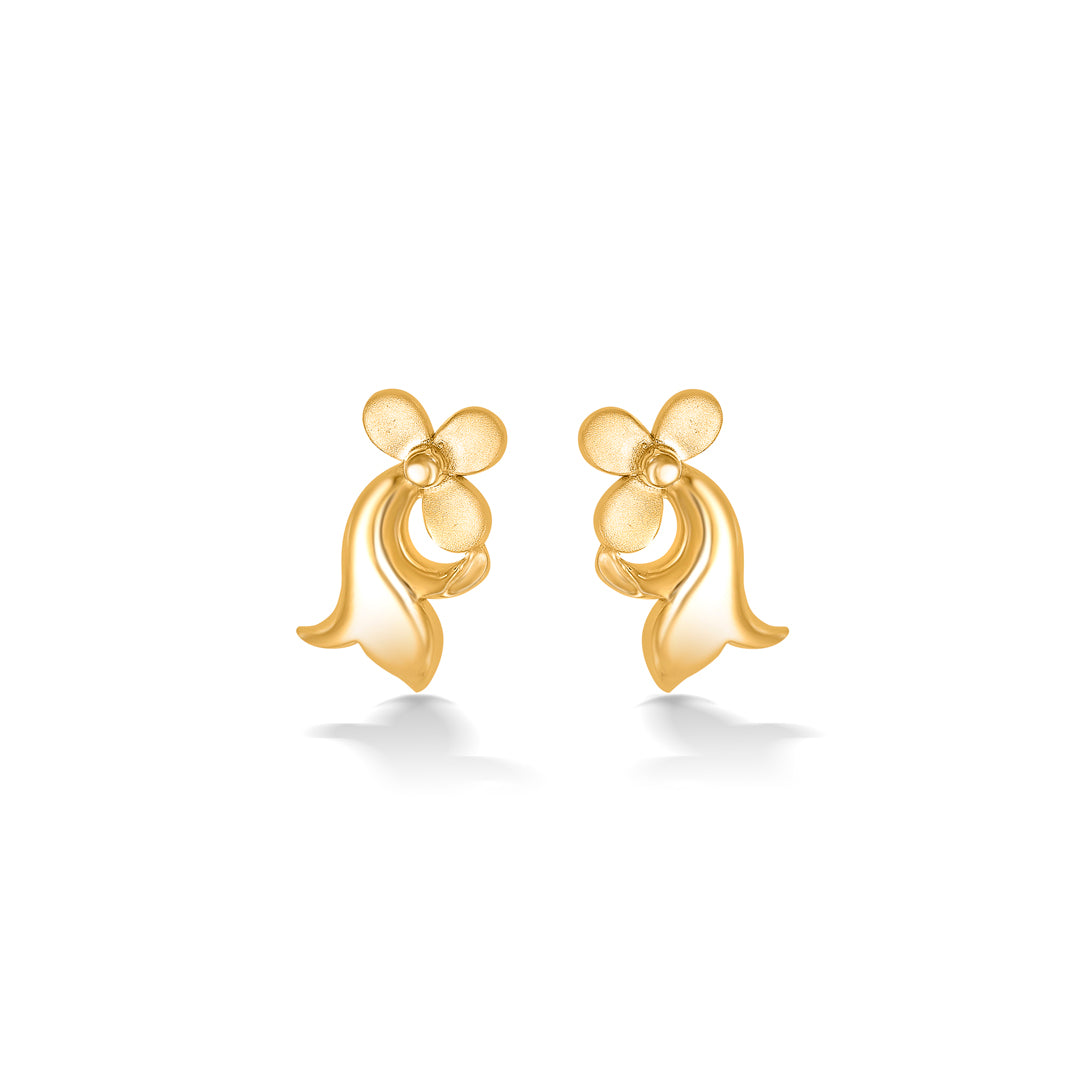 Metro Minis Yellow Gold Kids Earring