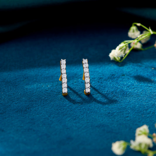 Munchkins Yellow Gold Kids Earring For Kid