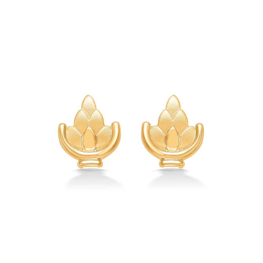 Nature Nuggets Yellow Gold Kids Earring