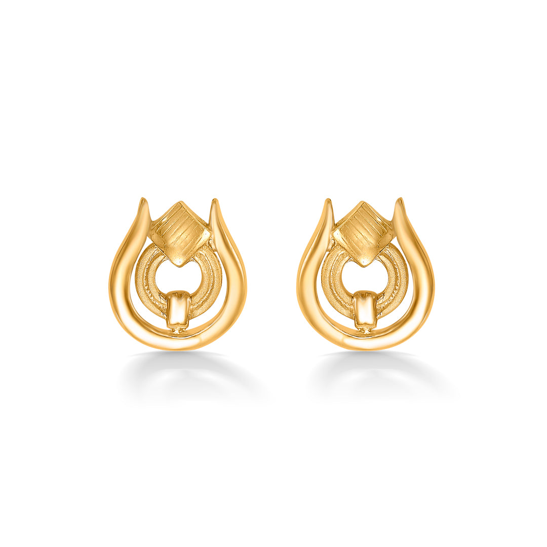 Mod Minis Yellow Gold Kids Earring