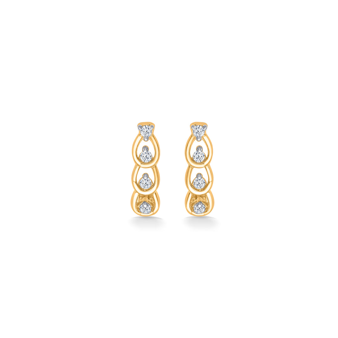 Gleaming Tots Yellow Gold Kids Earring