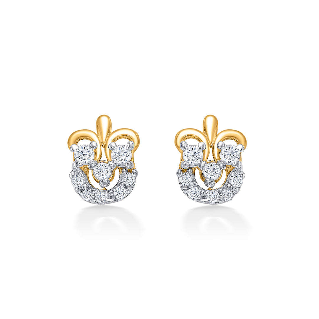 Little Lux Yellow Gold Kids Earring
